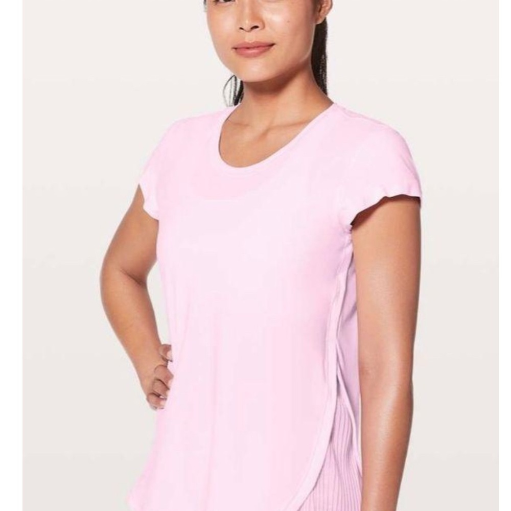 Lululemon Pink Short Sleeve Top